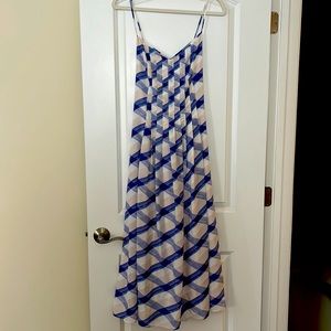 Banana Republic Pastel spaghetti strap maxi dress with pockets